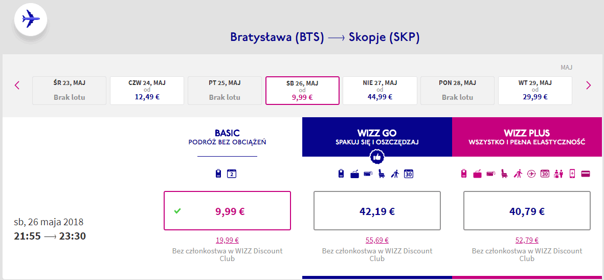 rezerwacja lotów z bratysławy do skopje