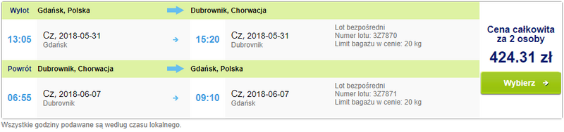 rezerwacja lotów