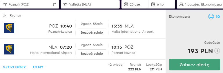 rezerwacja biletów Ryanair