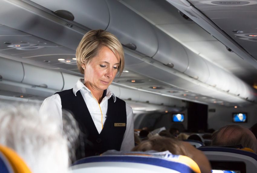 Stewardesa w linii Lufthansa