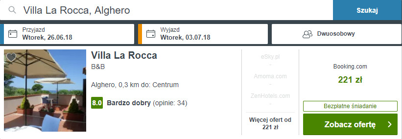 rezerwacja noclegów