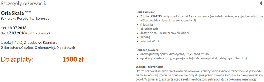 rezerwacja noclegów