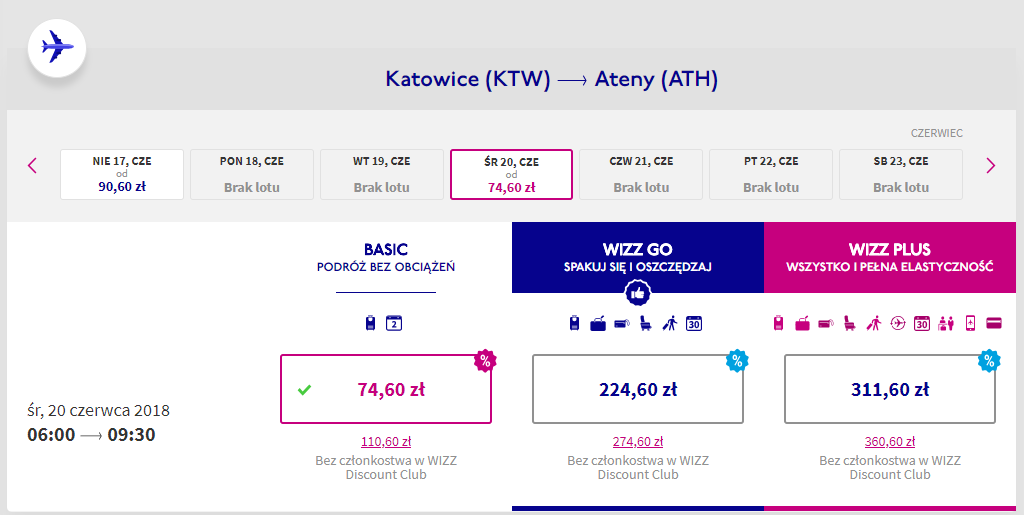 ateny loty