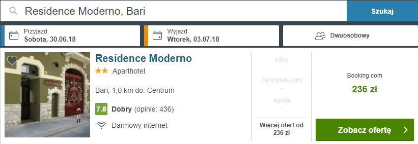 rezerwacja noclegów