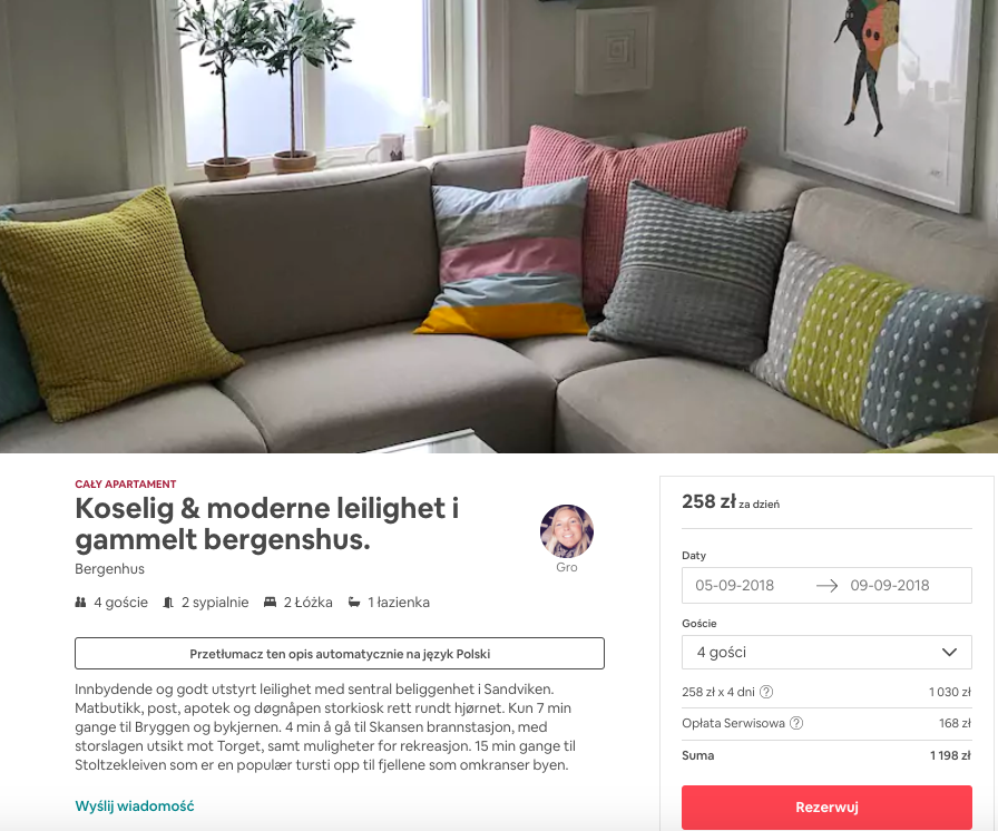 zarezerwuj apartament w bergen