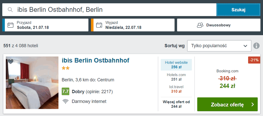 spanie w berlinie