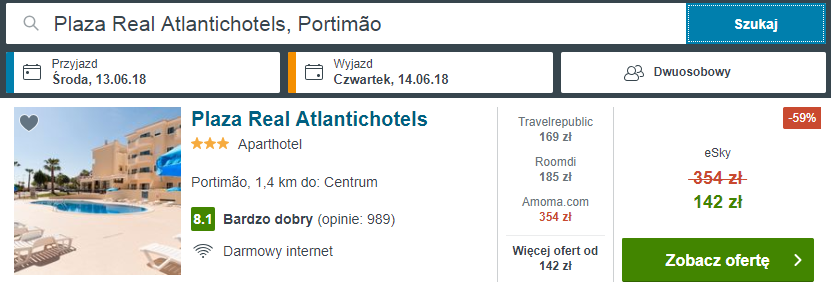 algarve noclegi