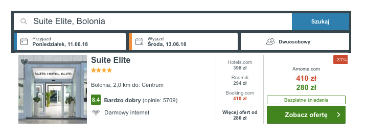 zarezerwuj hotel w bolonii
