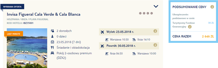 rezerwacja wczasów