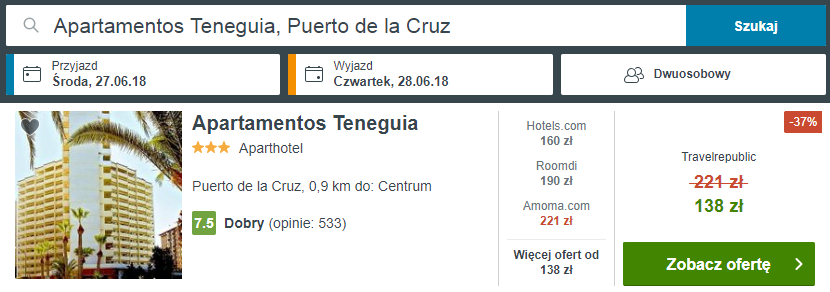 teneryfa hotel