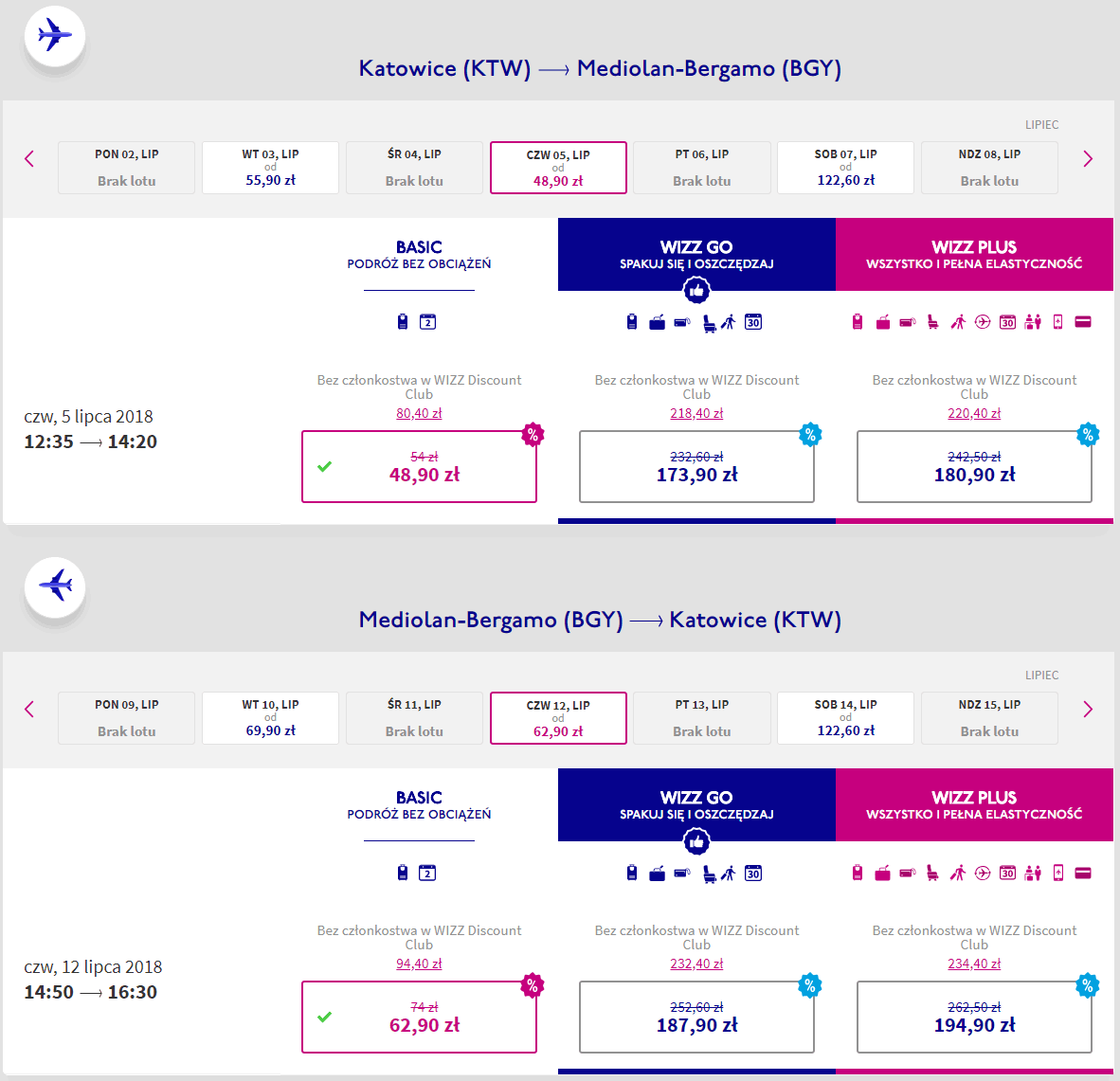 rezerwacja lotów z katowic do bergamo