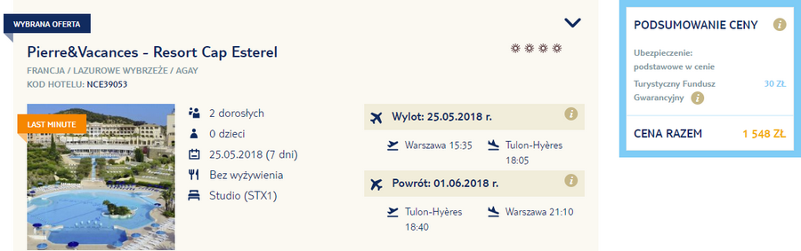 rezerwacja wczasów