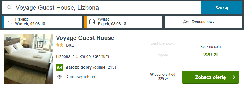 lizbona noclegi