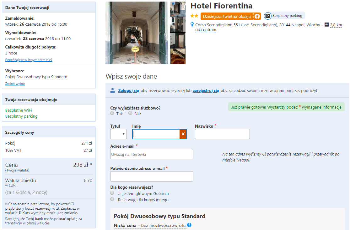 hotel fiorentina neapol