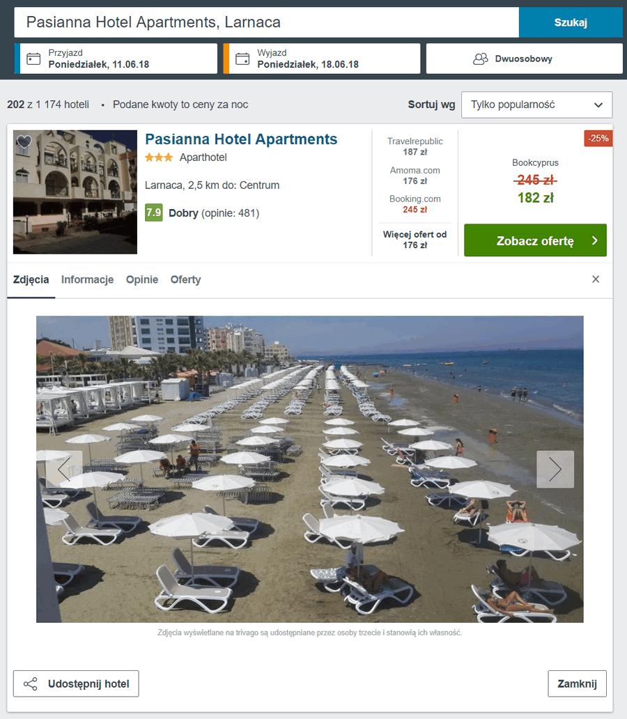 noclegi larnaka