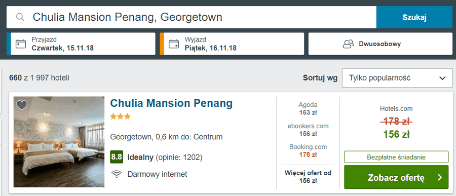spanie penang