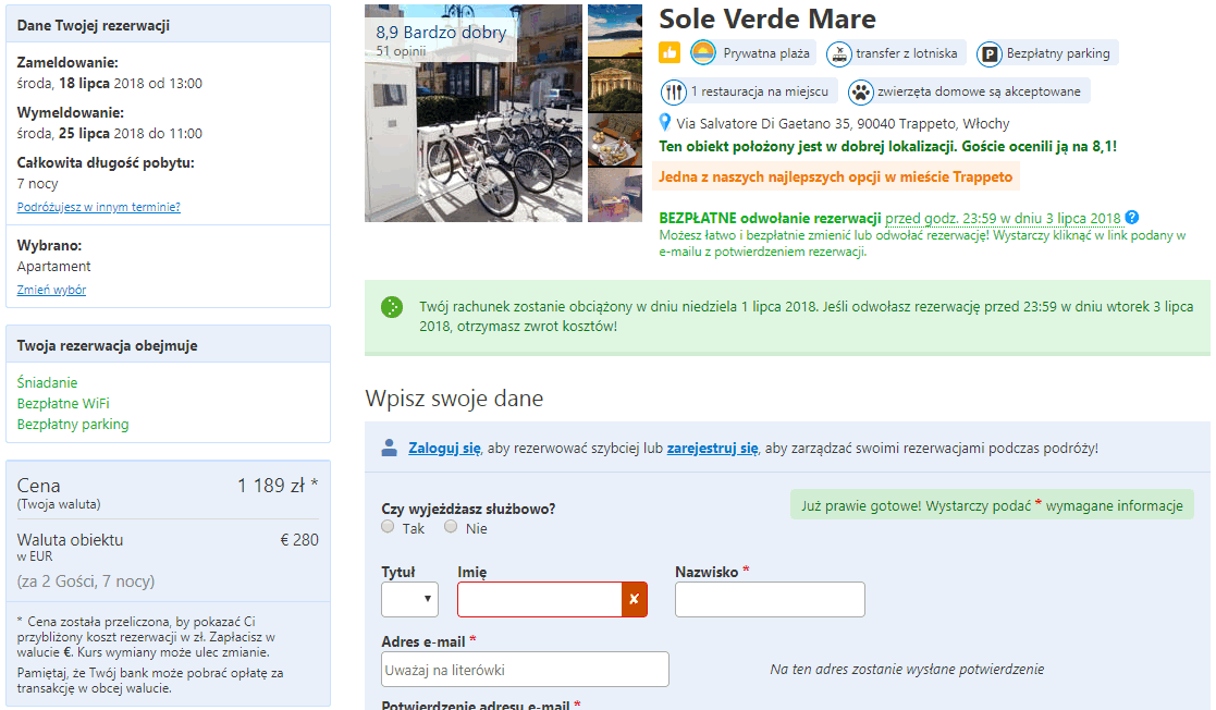 verde sole mare