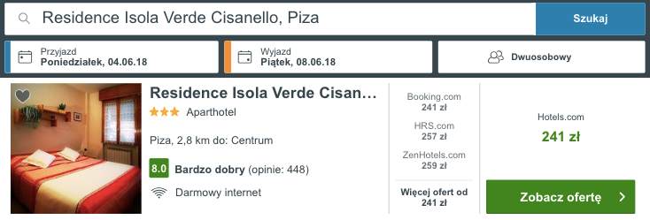 zarezerwuj hotel w pizie