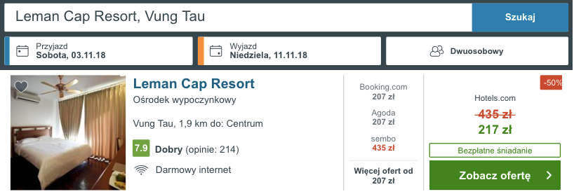zarezerwuj hotel w wietnamie