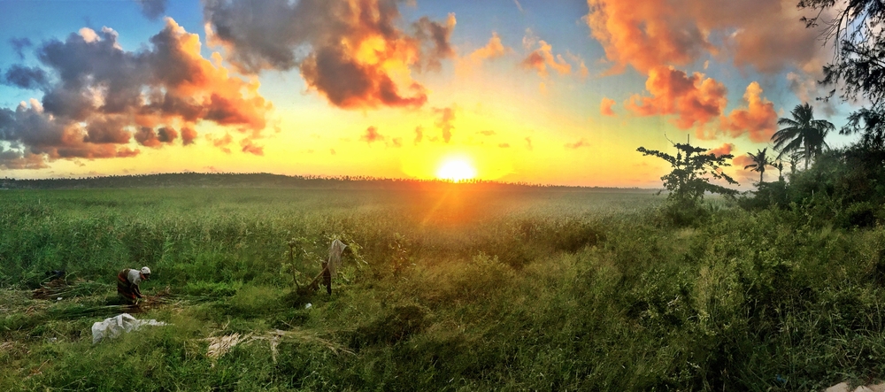 zachód słońca Mozambik