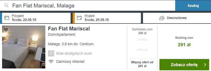 rezerwacja noclegów