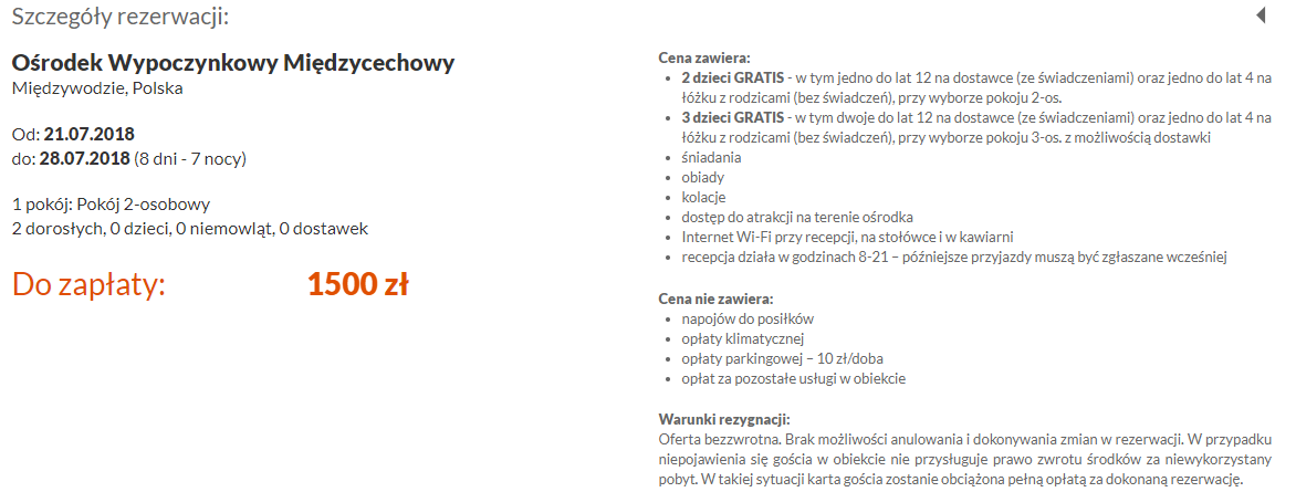 travelist rezerwacja