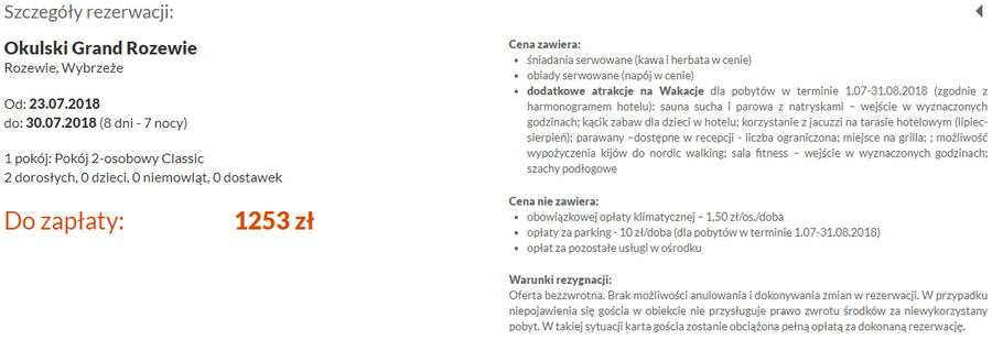 rezerwacja noclegów