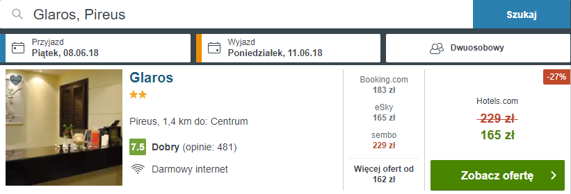 rezerwacja noclegów