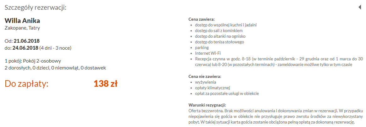 travelist rezerwacja