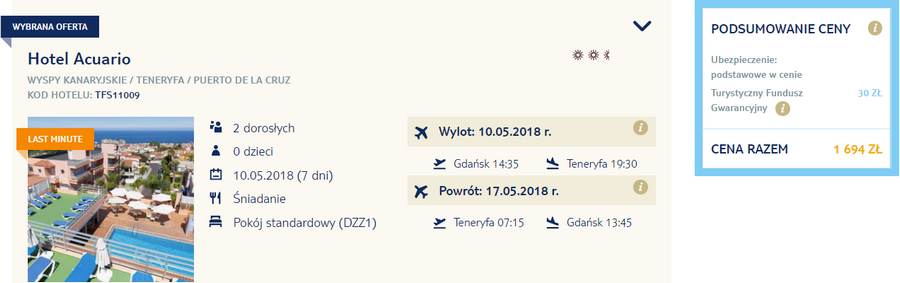 rezerwacja wczasów