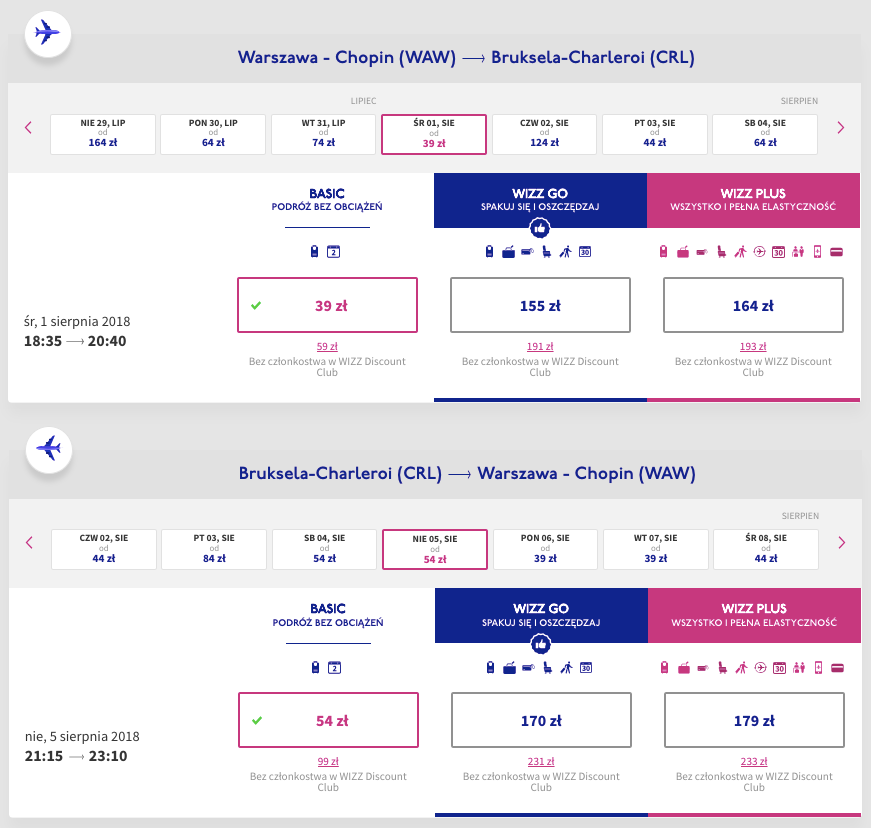 zarezerwuj lot do brukseli