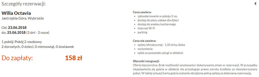 rezerwacja noclegów