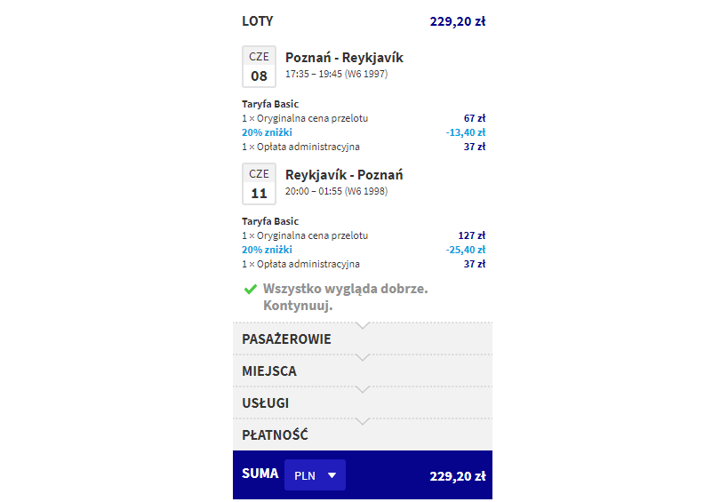 wizz air rezerwacja