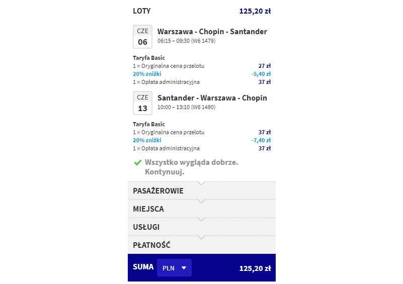 wizz air rezerwacja