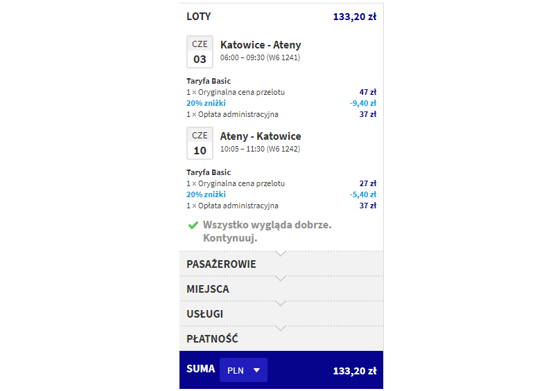 wizz air rezerwacja