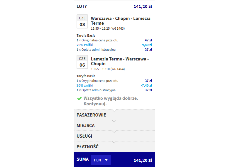 wizz air rezerwacja
