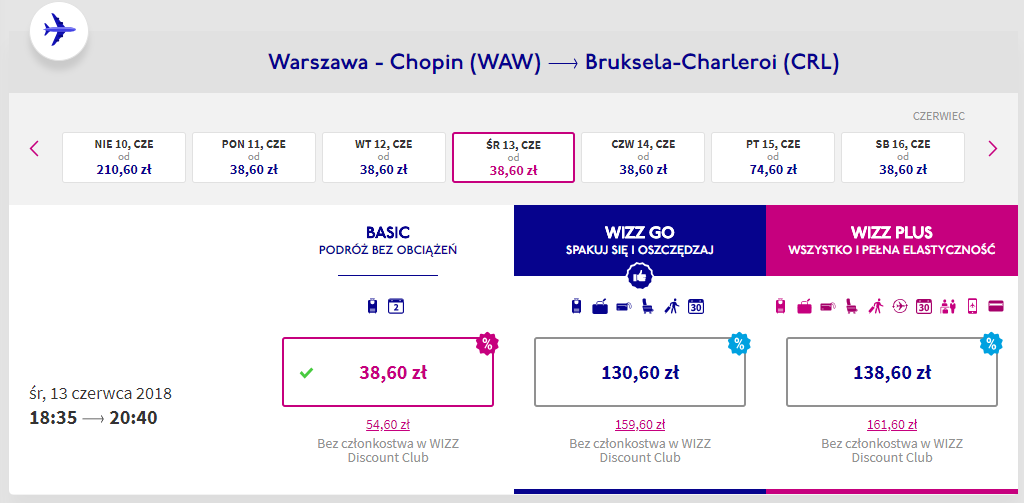 wizz air rezerwacja
