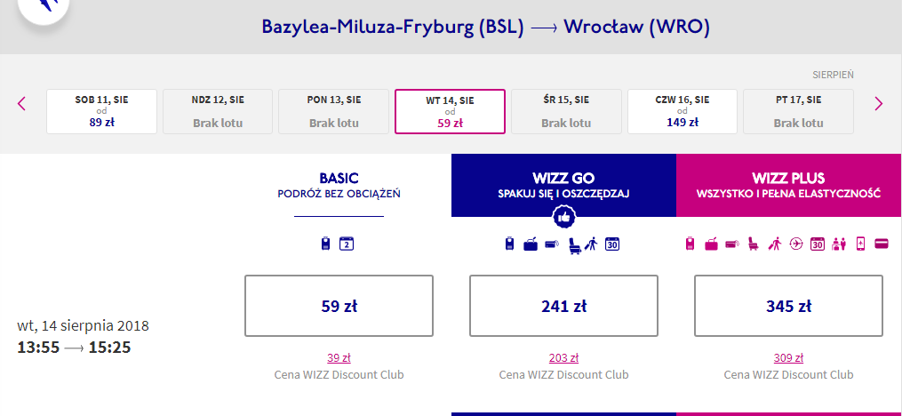 Rezerwacja przelotów z Wrocławia do Bazylei