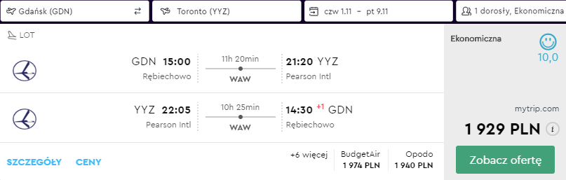rezerwacja lotów