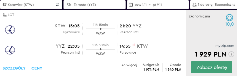 rezerwacja lotów