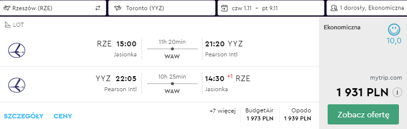 rezerwacja lotów