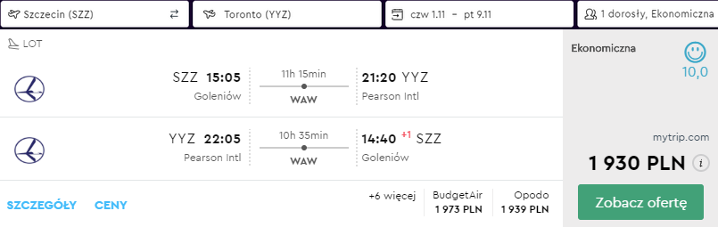 rezerwacja lotów