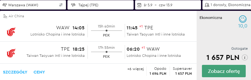 rezerwacja lotów