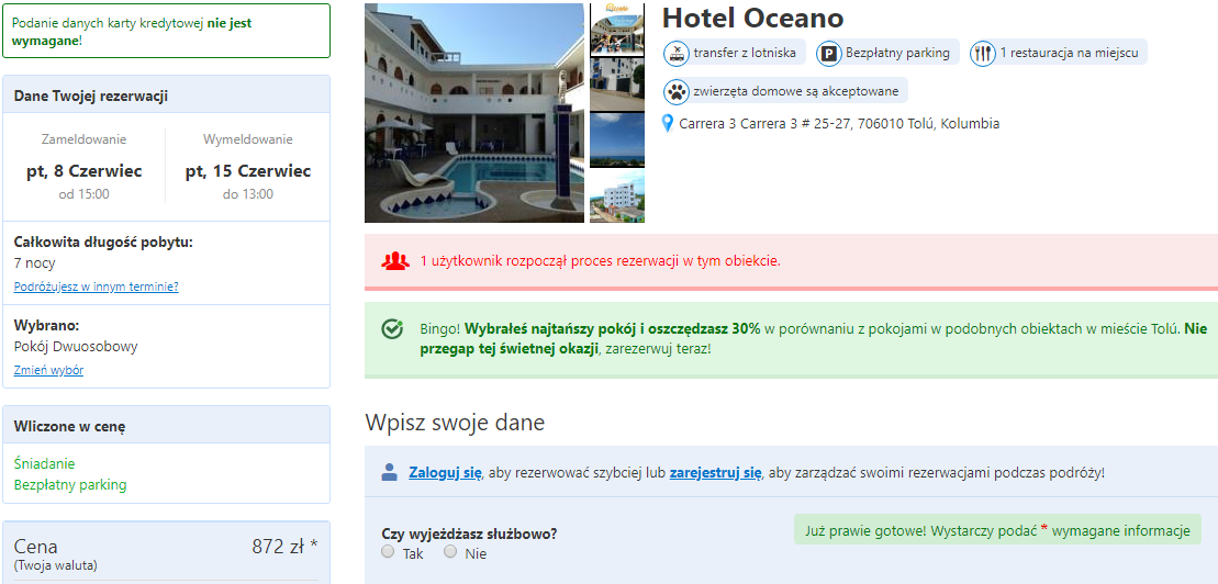 Rezerwacja obiektu na Lanzarote
