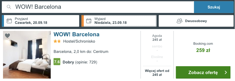 zarezerwuj hotel w bcn