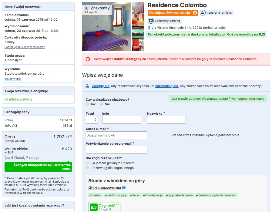 zarezerwuj hotel w bergamo