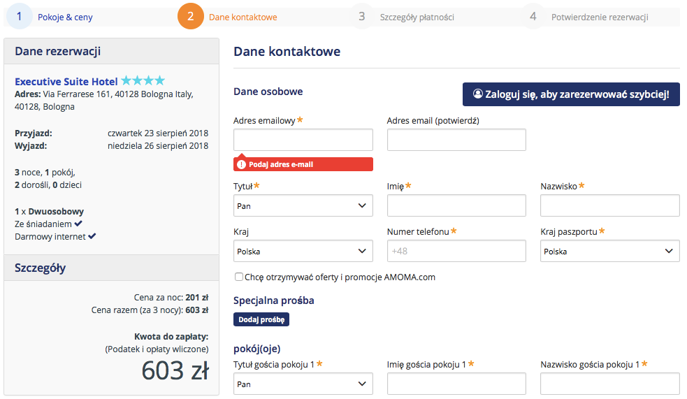 tanie noclegi bolonia