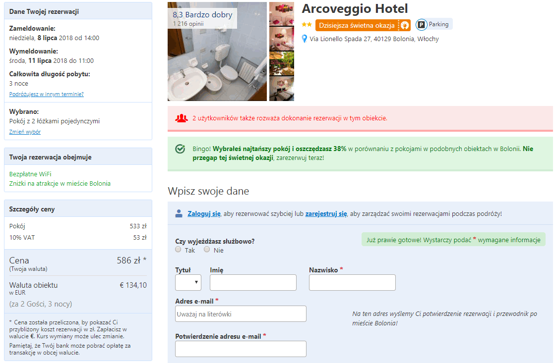 arcoveggio hotel bolonia