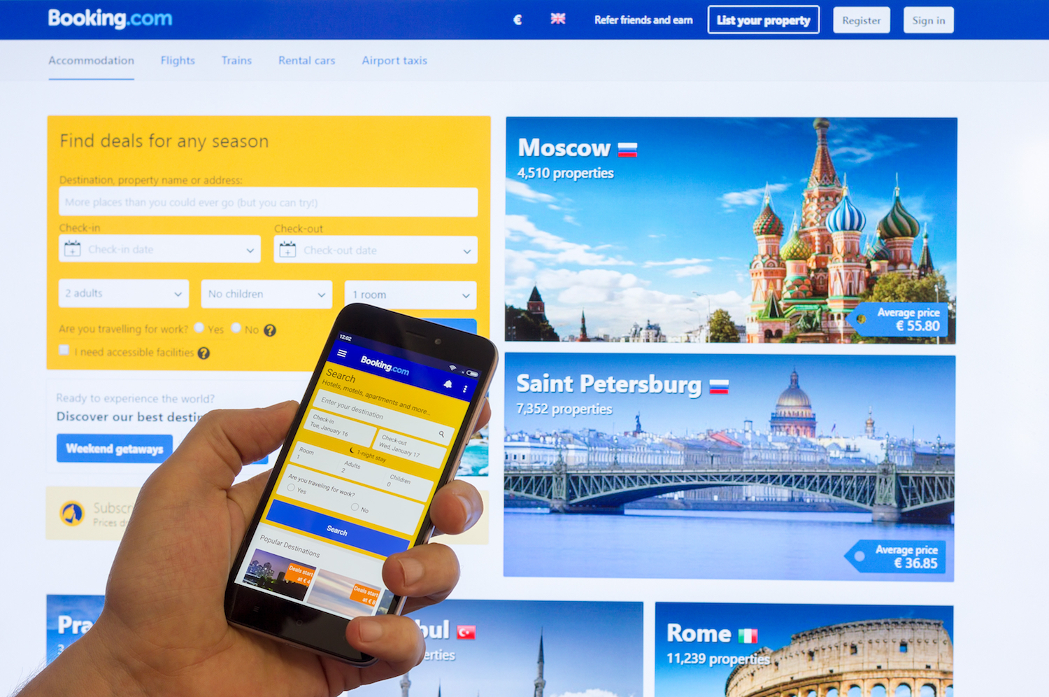 Nadchodzą ogromne zmiany w Booking.com. Rezerwacja pokoju to tylko początek