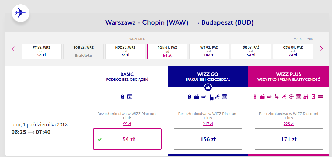 budapeszt loty